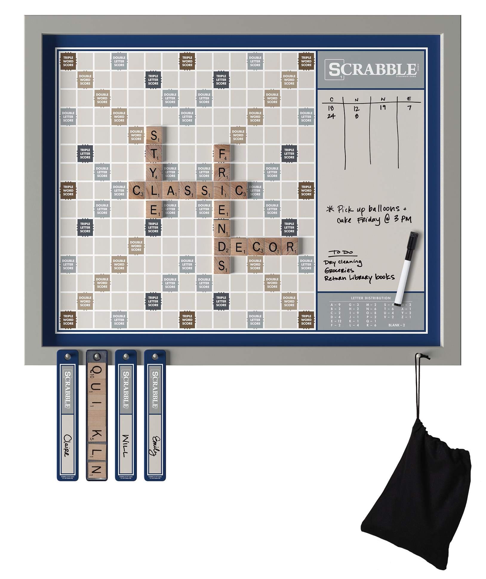 Amazon.com: WS Game Company Scrabble Deluxe 2-in-1 Wall